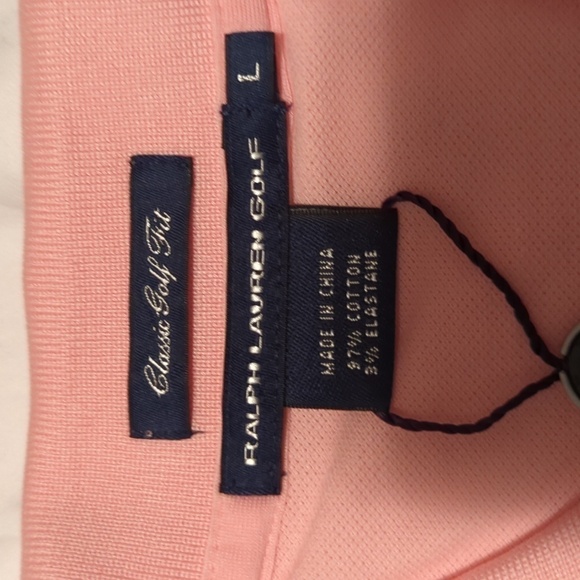 Ralph Lauren Women's pink Large size golf T-shirt. - Picture 10 of 12